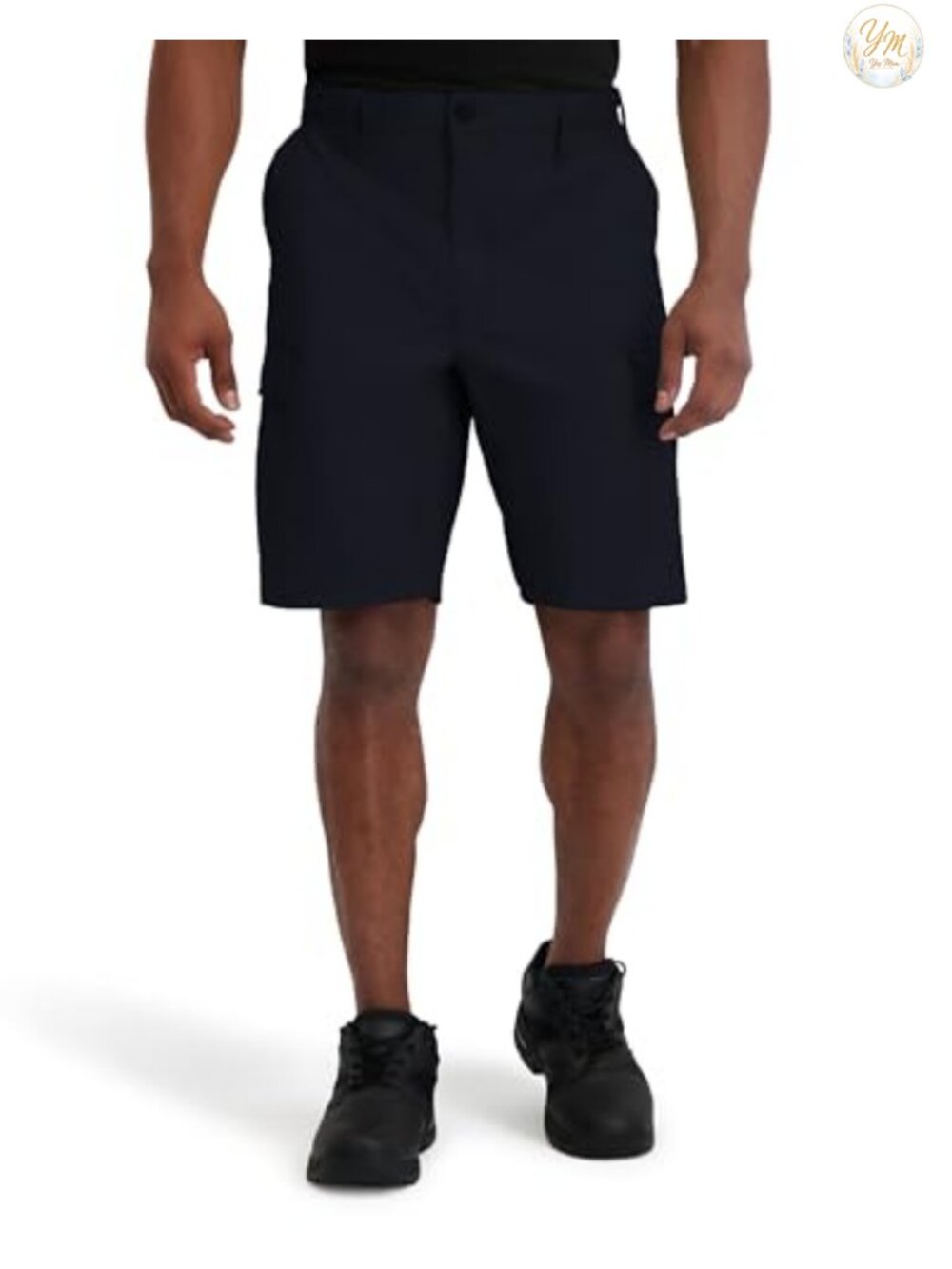 Men's Ripstop Cargo Tactical Work Shorts 10 Inch Inseam Adjustable Waist
